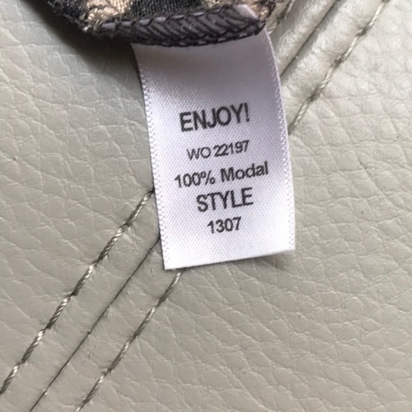 Michael Stars striped cold shoulder original tee. - Picture 6 of 7